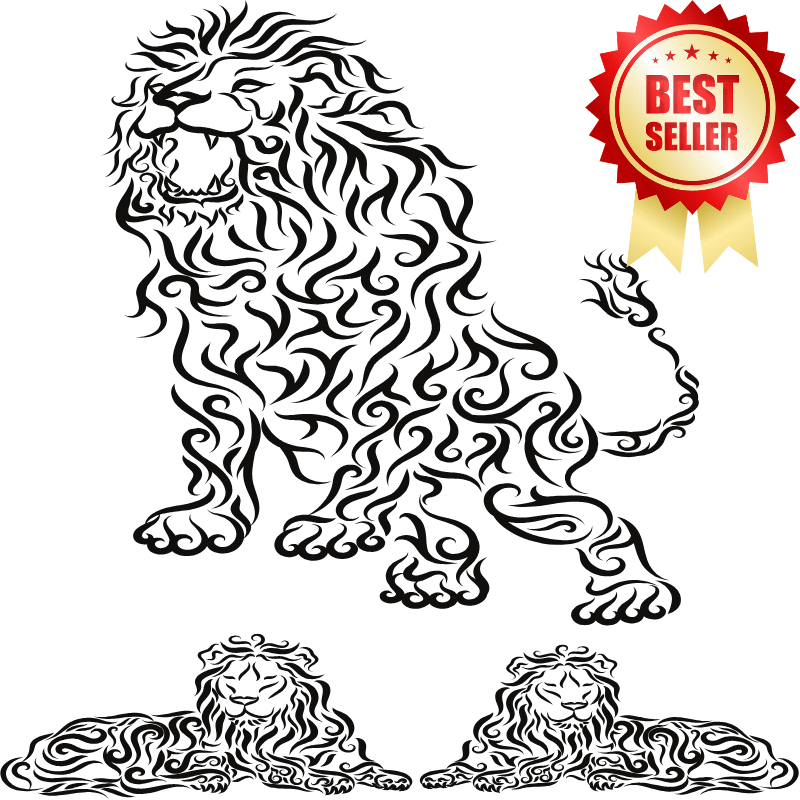 Removable Tattoos - Lion - TeMaRo™ 🇿🇦