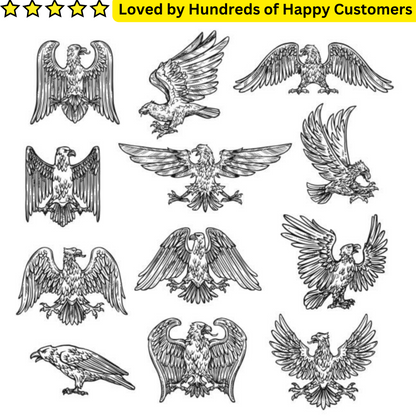 Wings Tattoos Sheet