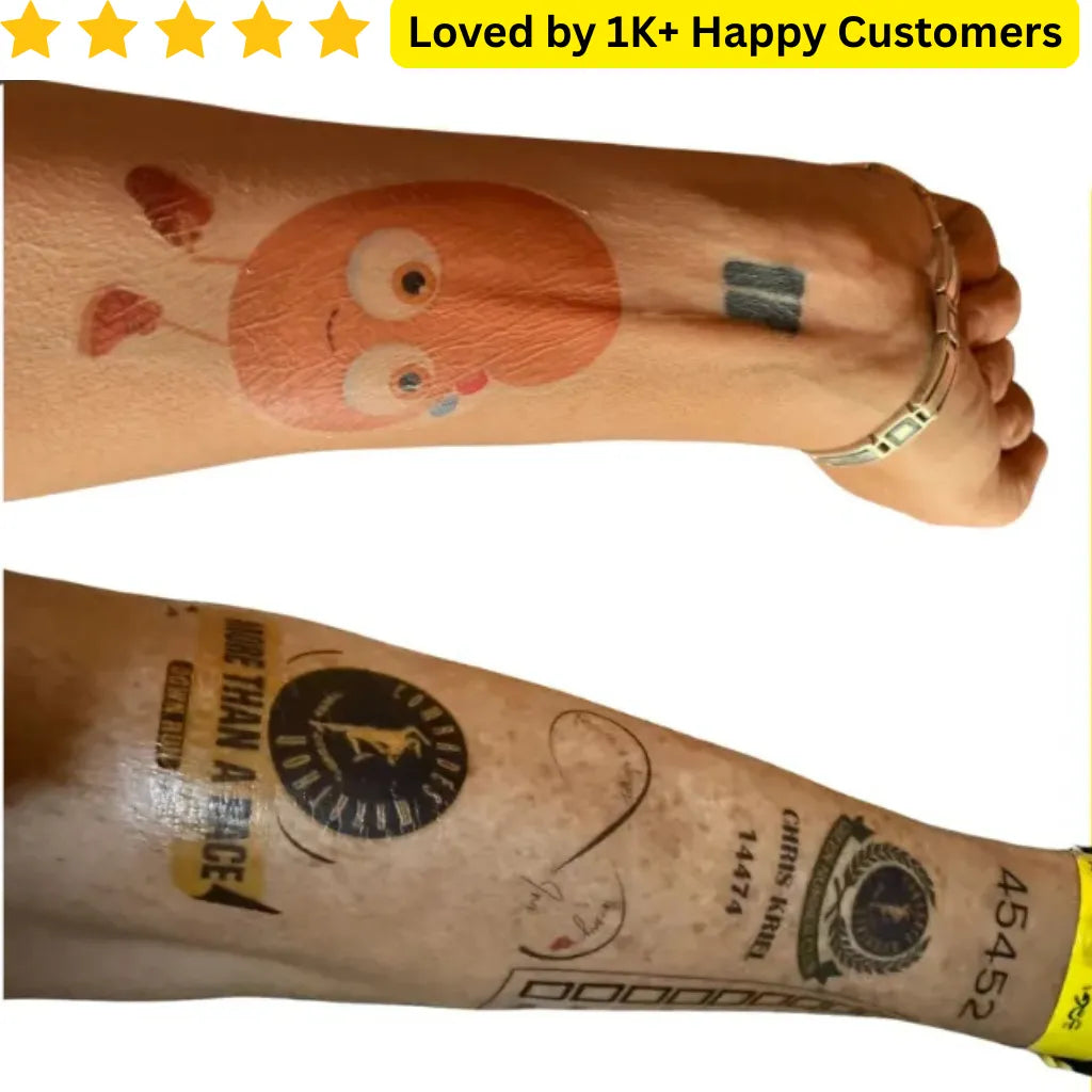 Custom Temporary Tattoos - Make Your Event Shine