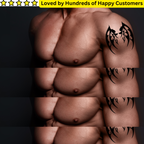 Chest Tattoos Wings - Tribal