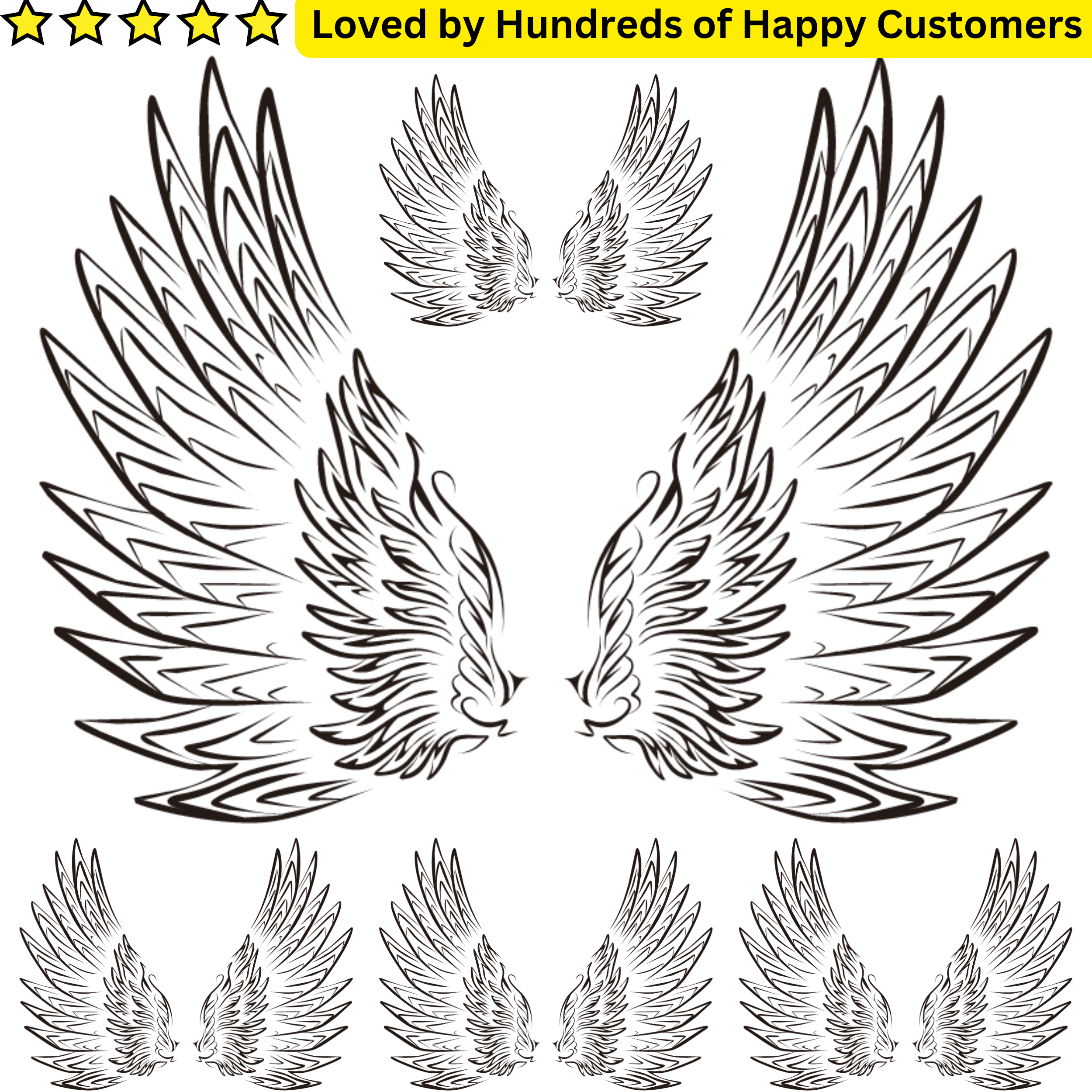 Tattoo Wings Back