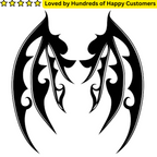 Chest Tattoos Wings - Tribal