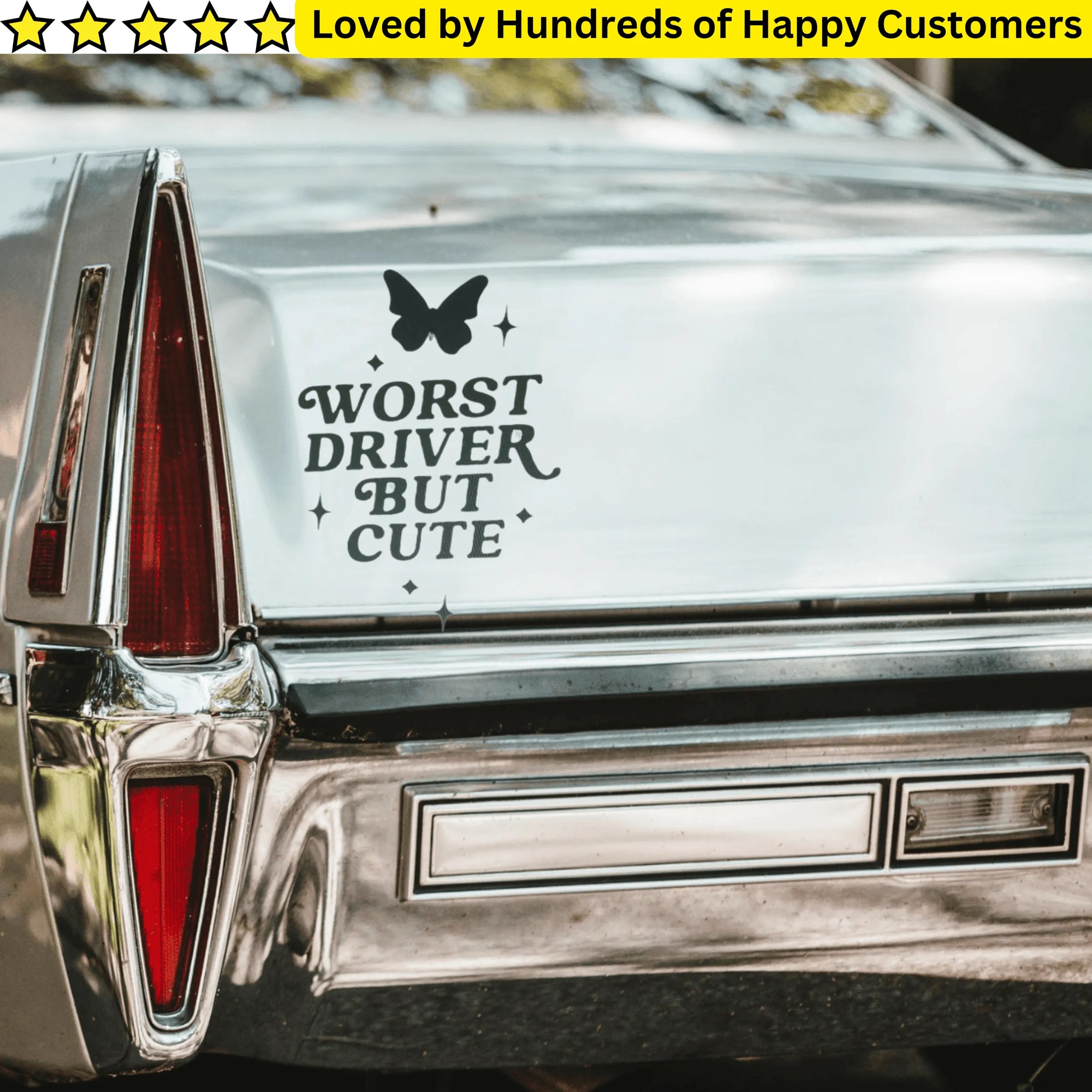 Vinyl Car Stickers South Africa - Worse Driver But Cute