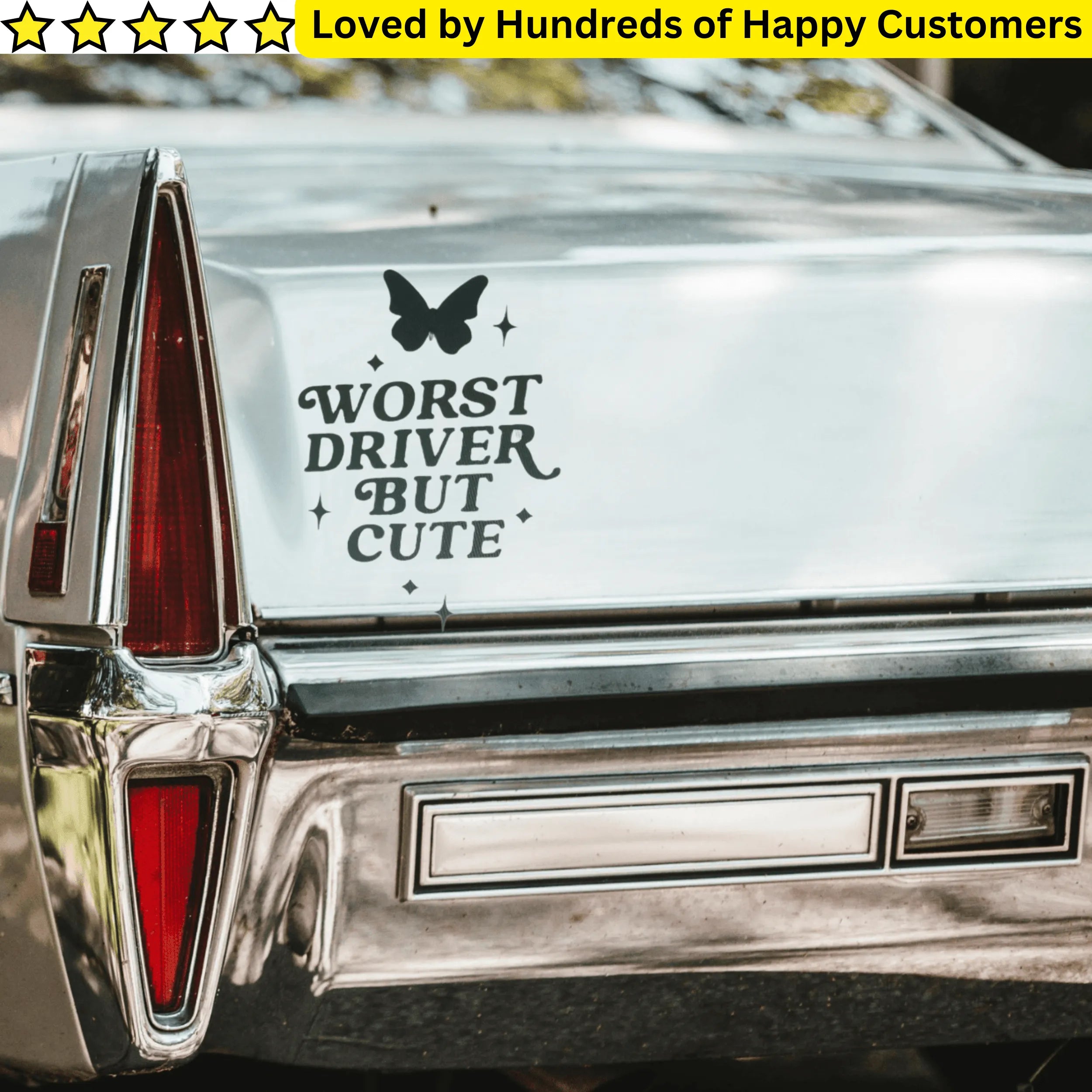 Vinyl Car Stickers South Africa - Worse Driver But Cute