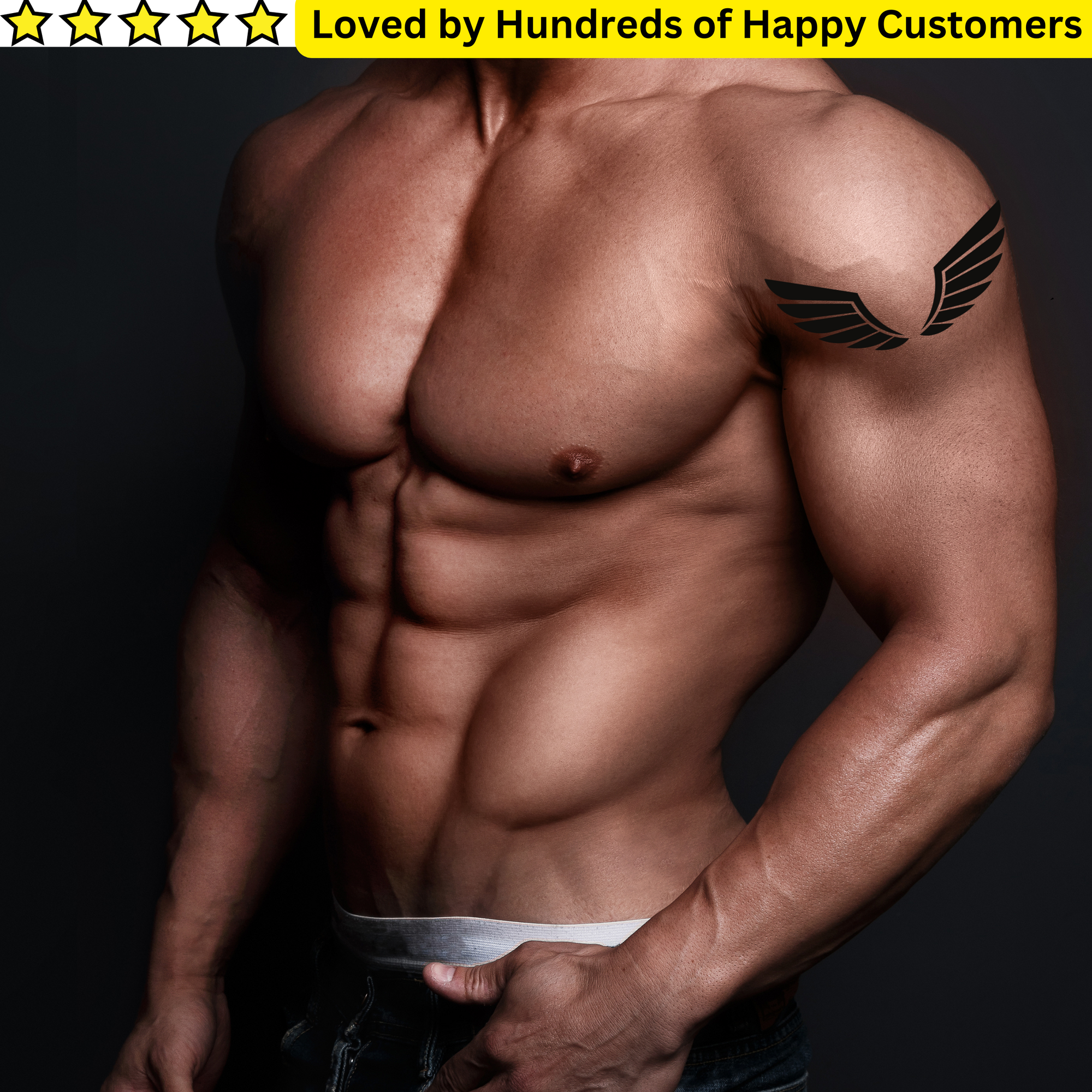 Effortless Wings Tattoo Chest