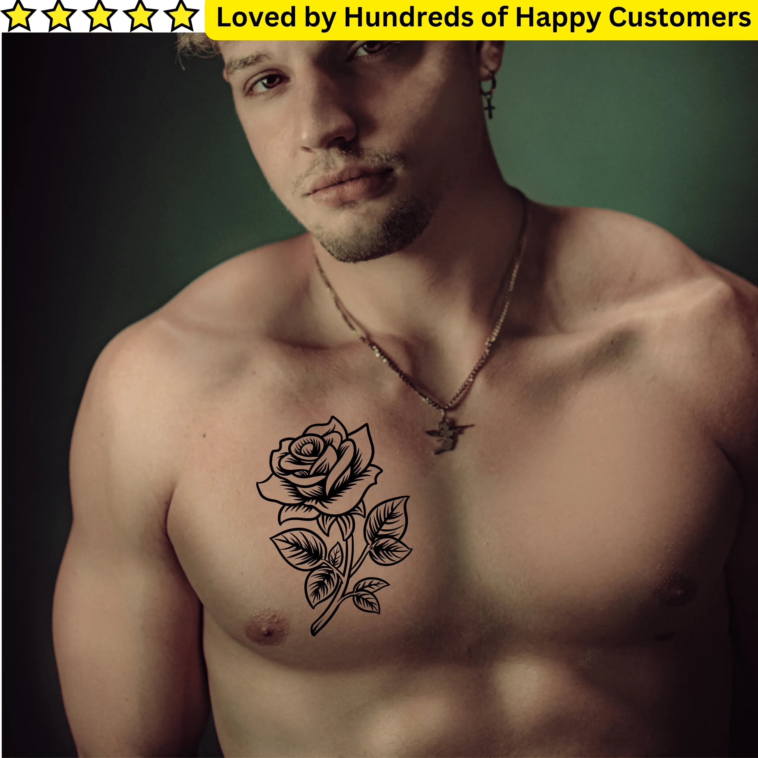Men's Tattoos Arm - Effortless Roses