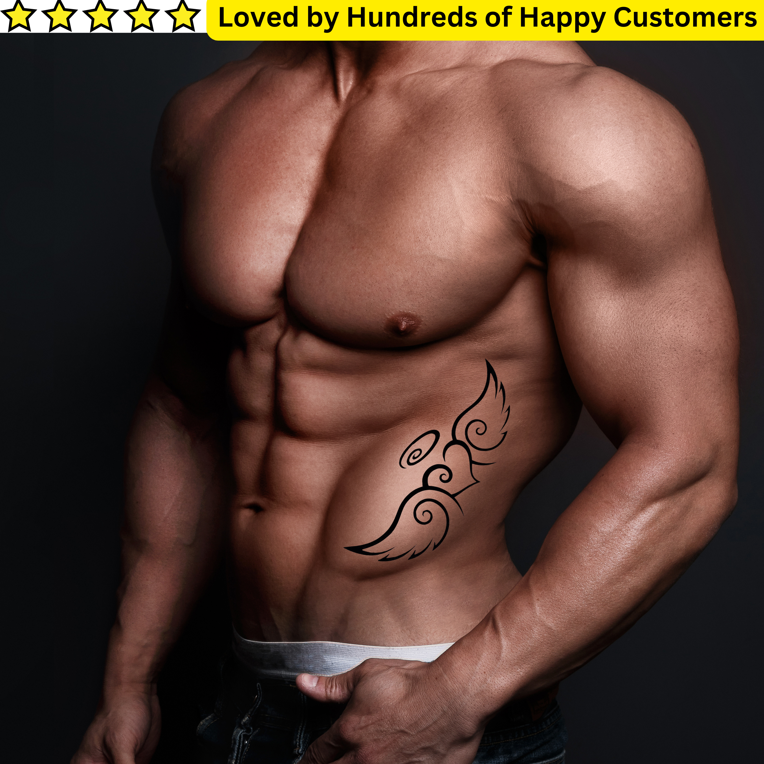 Tribal Tattoo for Women - Chest, Waistline, Collarbone, Underbreast