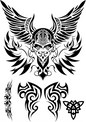 Fake Tattoos Sleeves Tribal Design Chest Design