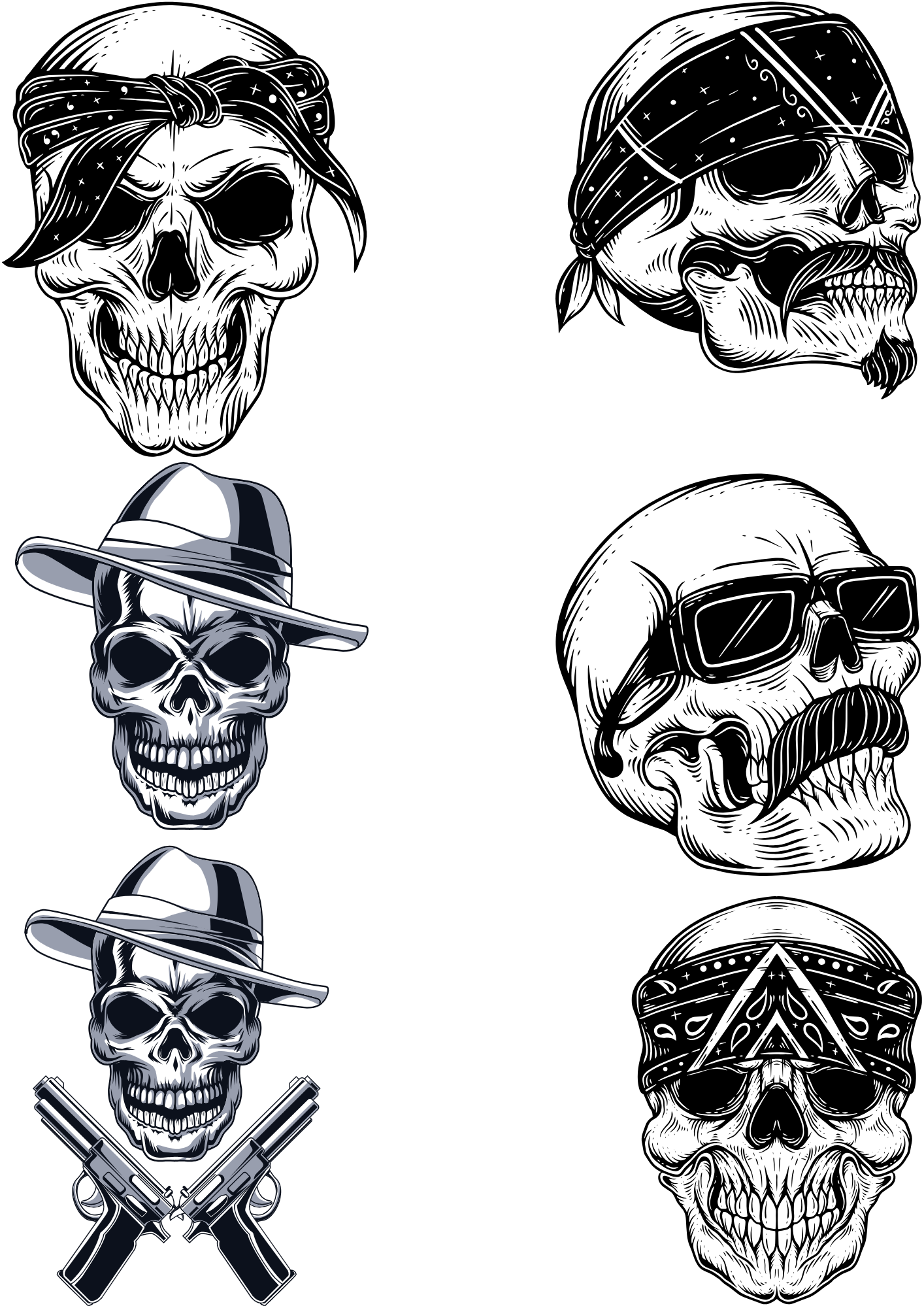 Gangster Tattoo Stickers