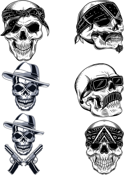 Gangster Tattoo Stickers