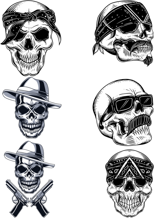 Gangster Tattoo Stickers