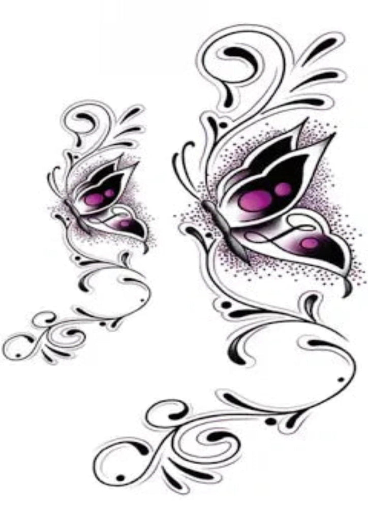 Semi Permanent Flower Tattoos Arm - TeMaRo™