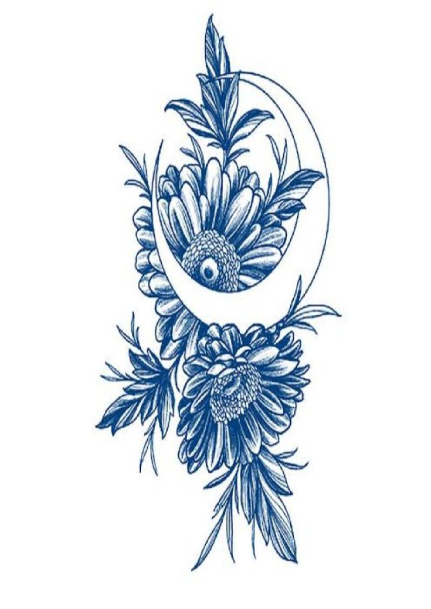 Tattoo Sticker for Sale Flowers