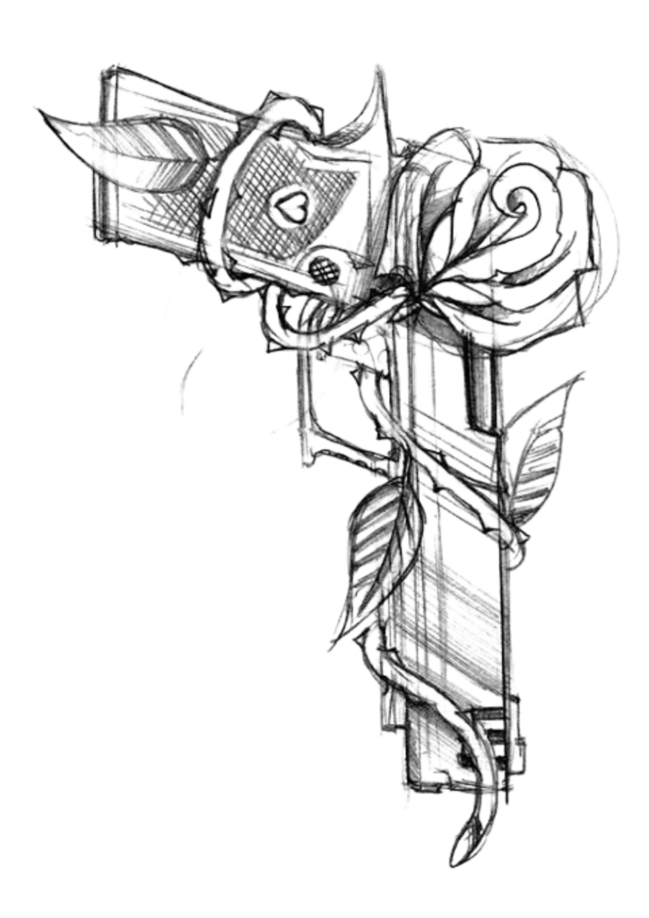 Side of Hand Tattoo Men - Guns and Roses - TeMaRo™