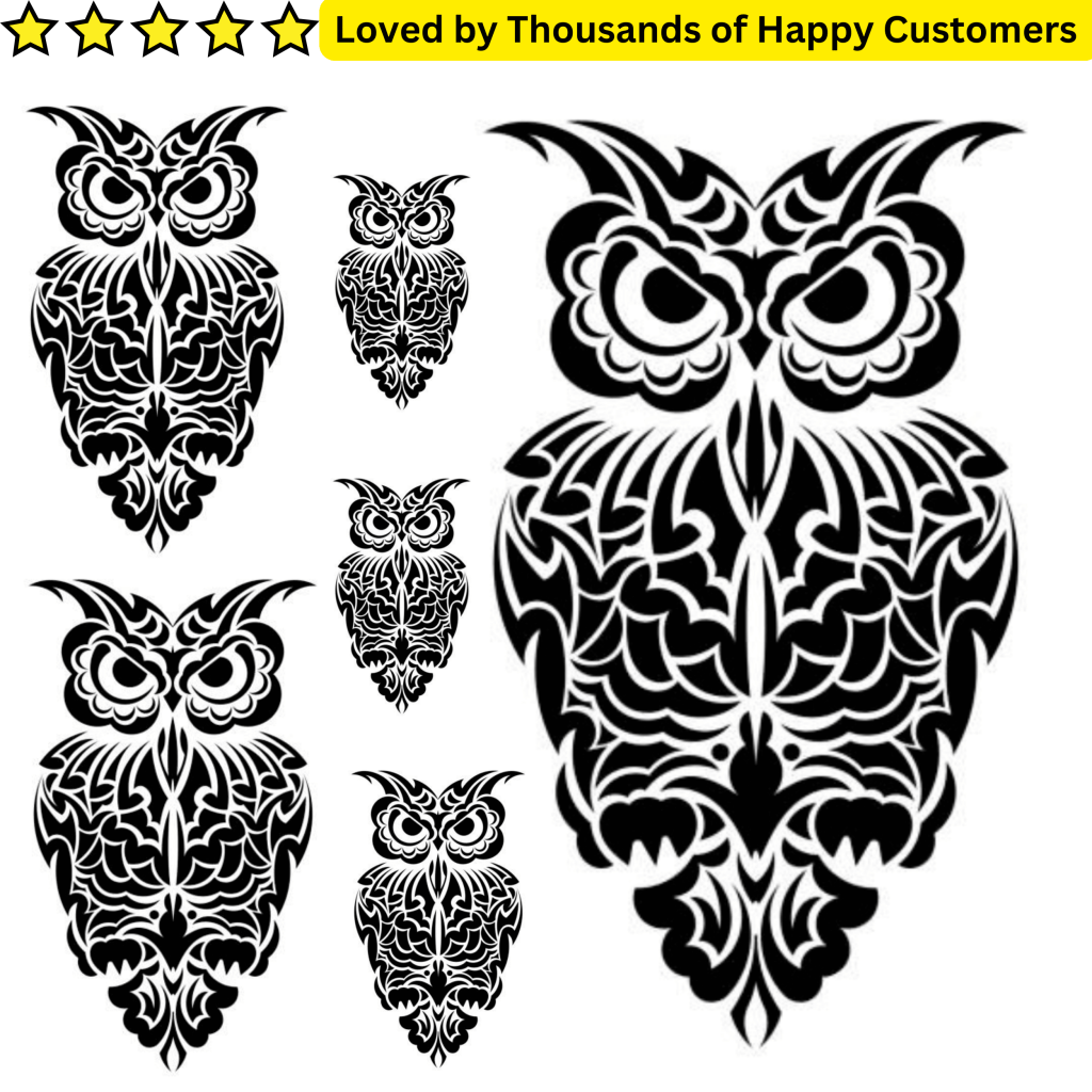 Sleeve Tattoo Men - Owl - TeMaRo™