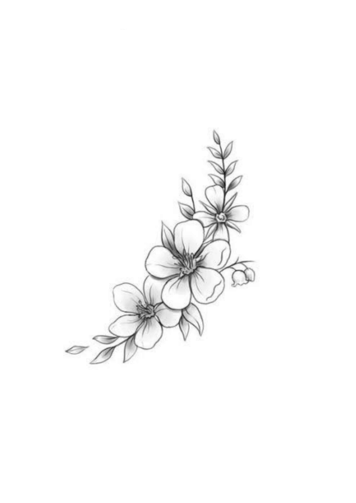 Small Cute Tattoo - Flowers - TeMaRo™
