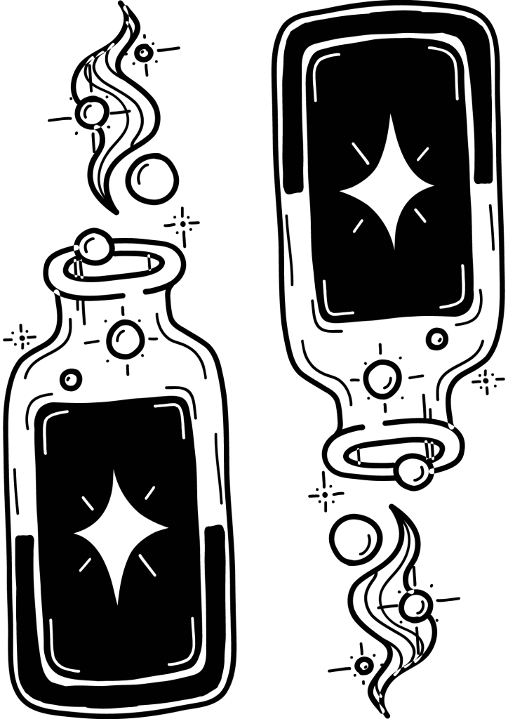 Small Potion Bottle Tattoo - TeMaRo™ 🇿🇦