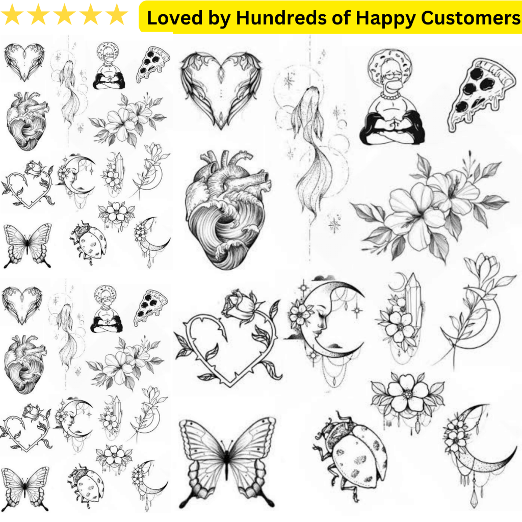 Small Tattoo Heart Pack - TeMaRo™