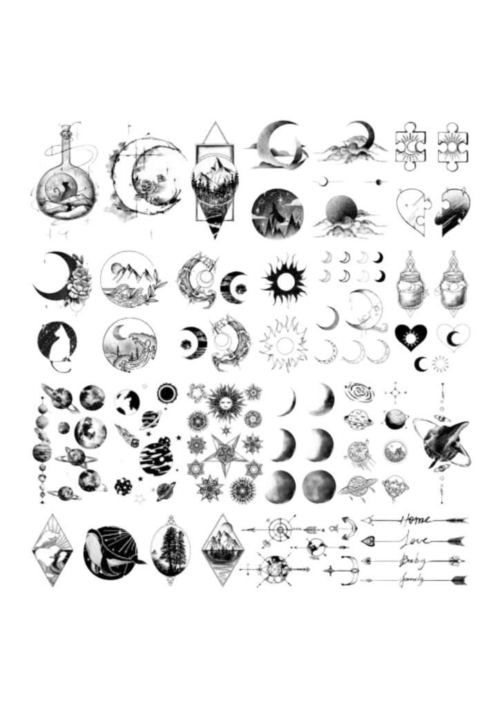 Small Tattoo on The Hand - Galaxy - TeMaRo™