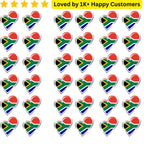 🇿🇦 South African Flag Temporary Tattoos – Custom & Temporary - TeMaRo™