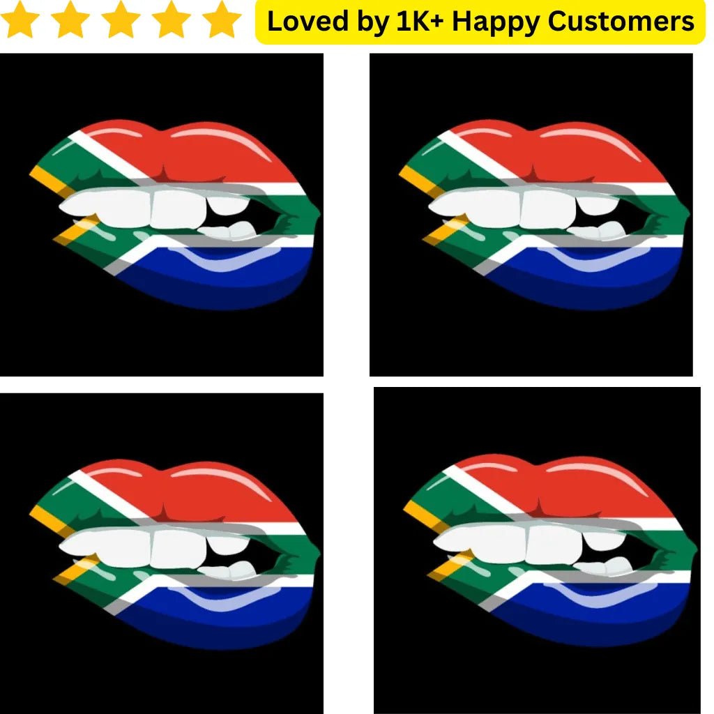 🇿🇦 South African Flag Temporary Tattoos – Custom & Temporary - TeMaRo™