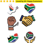🇿🇦 South African Flag Temporary Tattoos – Custom & Temporary - TeMaRo™