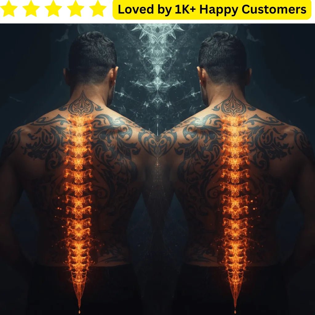 Spine Tattoos Men | Temporary Custom Artwork - TeMaRo™ 🇿🇦