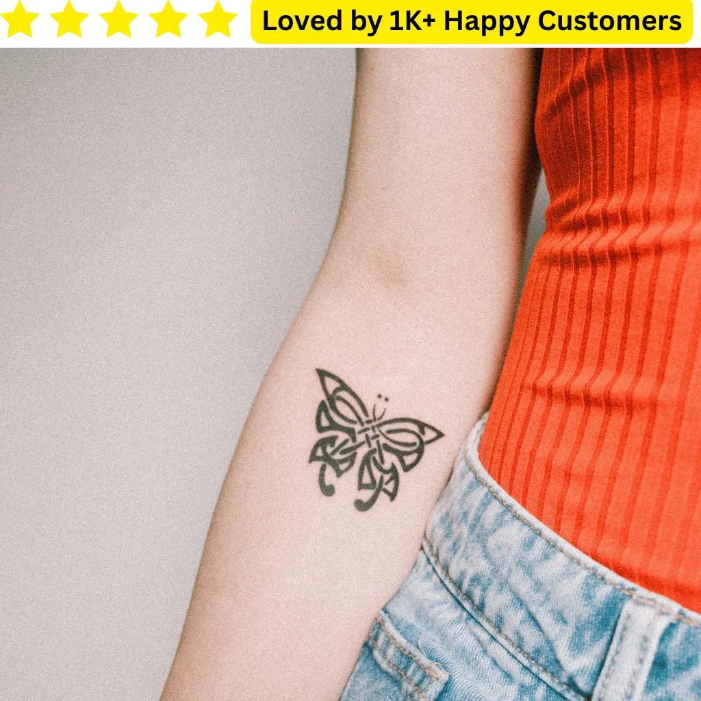 Butterfly Tattoo on Hand for Girl | Custom Temporary Tattoos - TeMaRo™ 🇿🇦