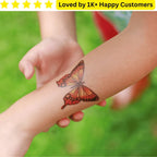 Butterfly Tattoo on Hand for Girl | Custom Temporary Tattoos - TeMaRo™ 🇿🇦