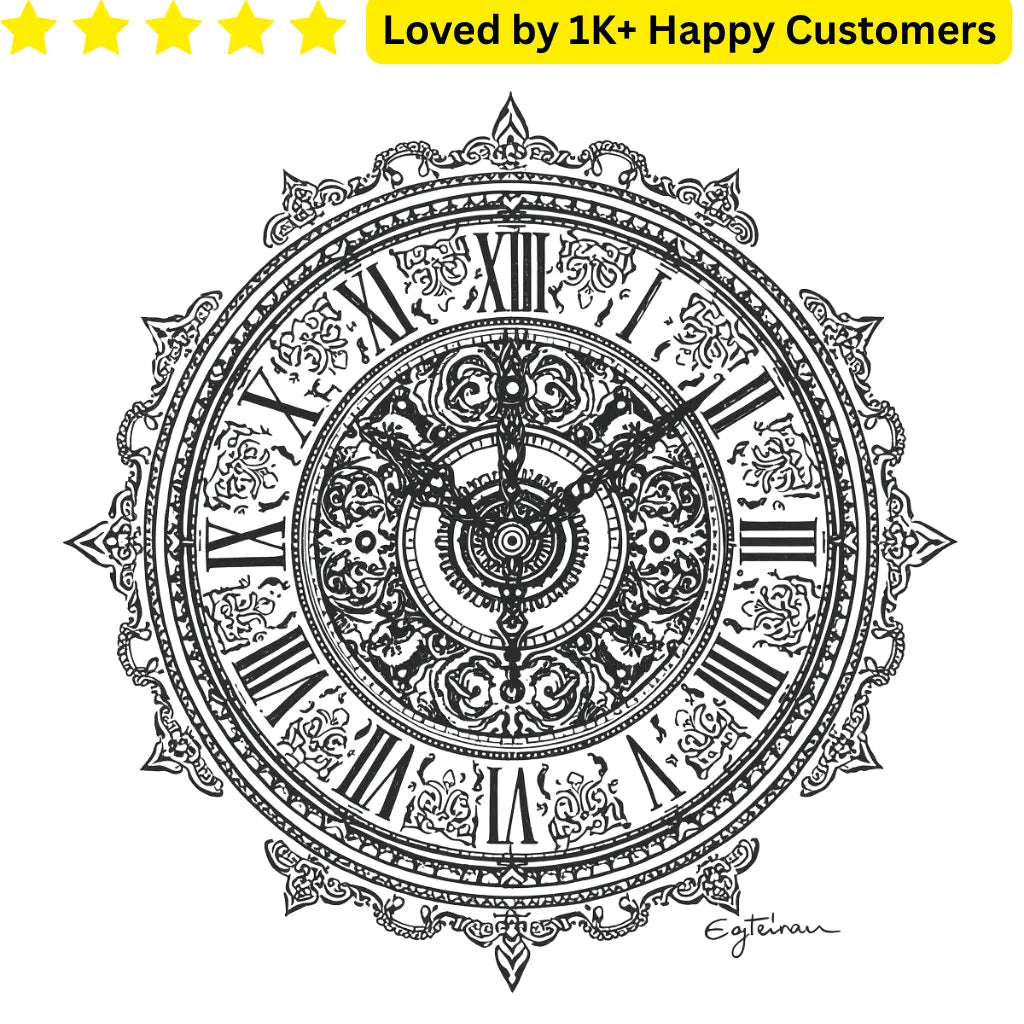 Tattoo Clock Design | Custom Temporary Tattoos - TeMaRo™ 🇿🇦