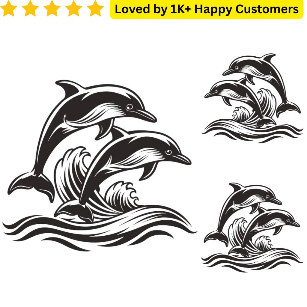 Tattoo Design Chest - Dolphins - TeMaRo™