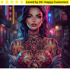 Tattoo Design for Women | Temporary Custom Artwork - TeMaRo™ 🇿🇦