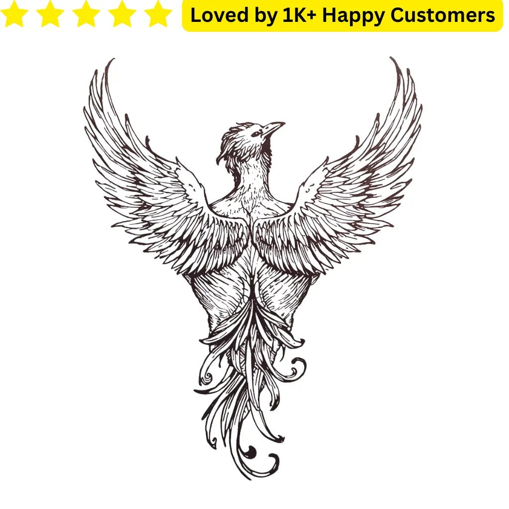 Tattoo Designs Phoenix | Custom Temporary Tattoos - TeMaRo™ 🇿🇦