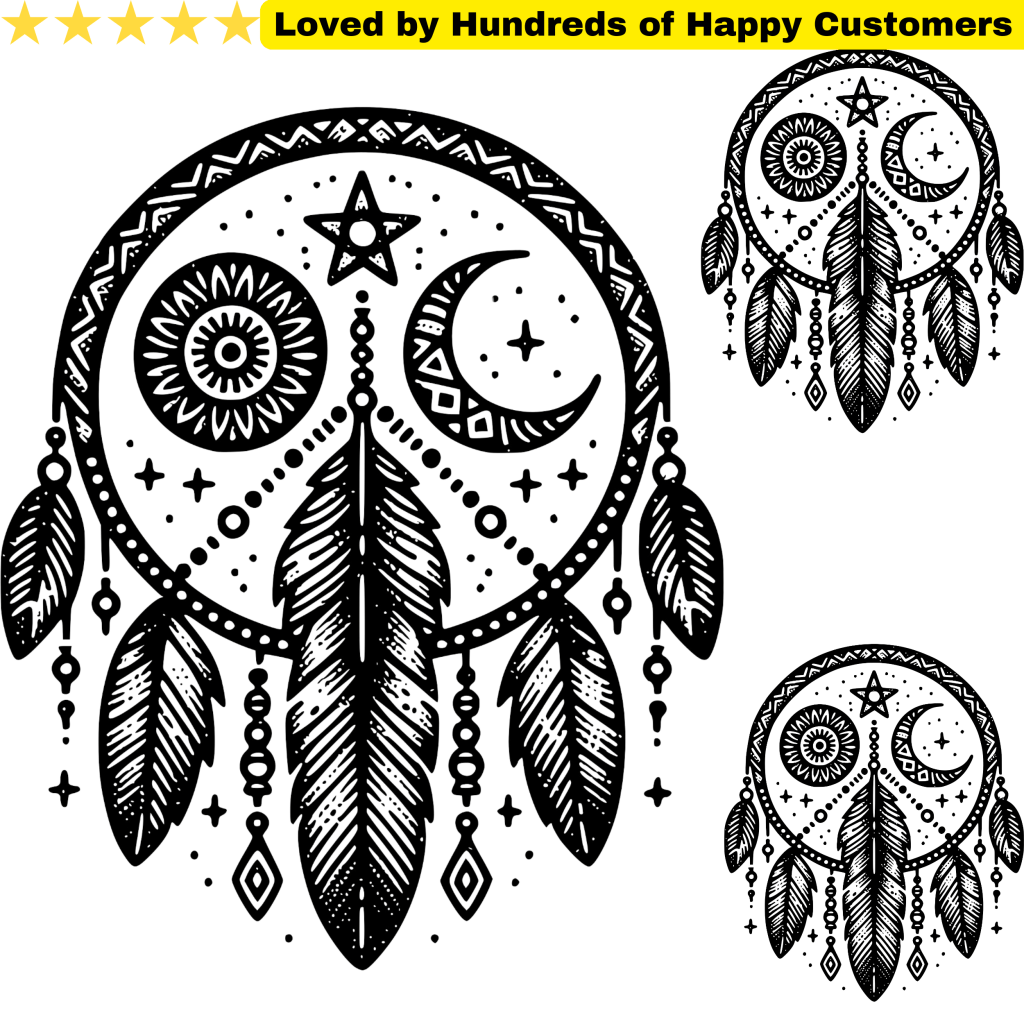 Tattoo Dreamcatcher Sticker - TeMaRo™ 🇿🇦