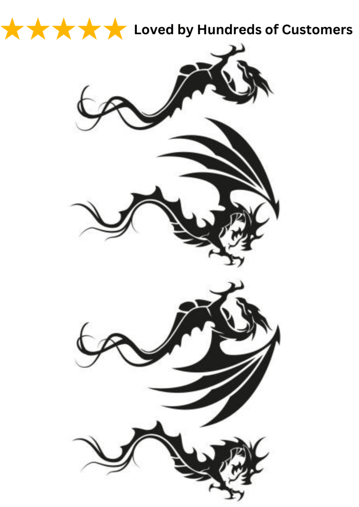 Tattoo for Women Legs Dragons Sheet - TeMaRo™