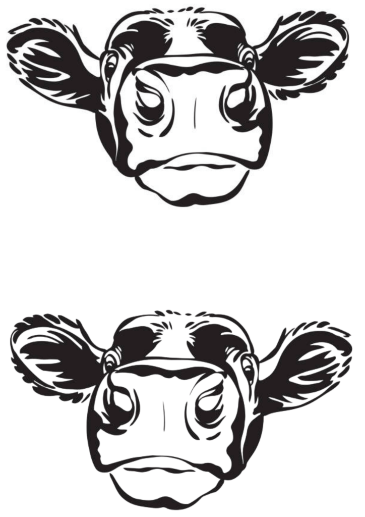 Tattoo on The Leg for Ladies - Cow tattoos - TeMaRo™