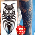 Tattoo Sticker Bird - Effortless Owl Design - TeMaRo™ 🇿🇦