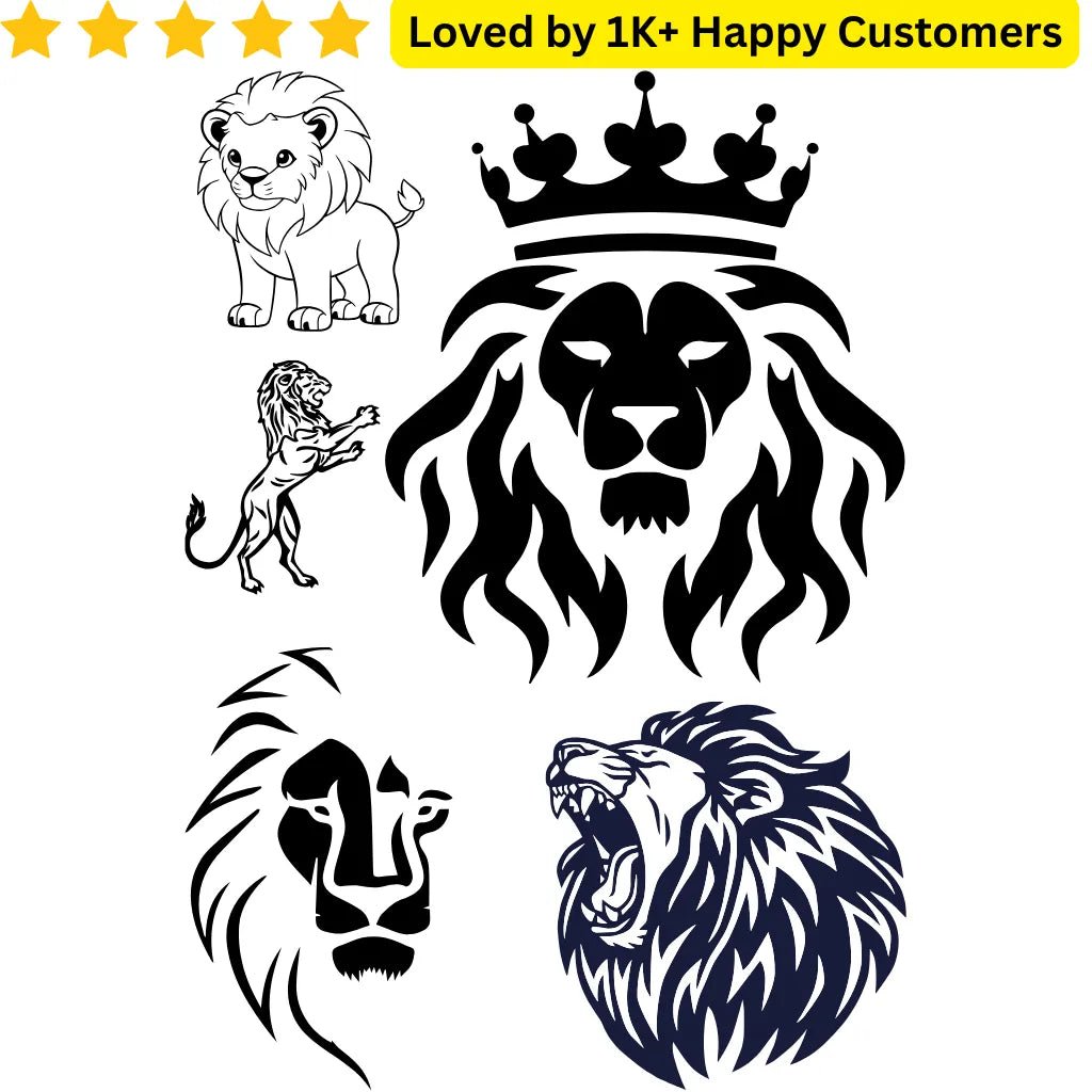 Tattoo Sticker DIY Lion - TeMaRo™ 🇿🇦
