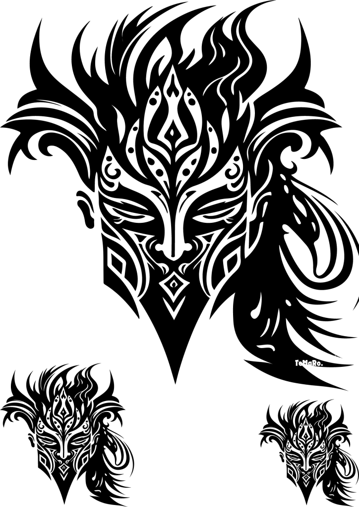 Tattoo Tribal Head - TeMaRo™