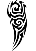 Tattoo Tribal Leg Design - TeMaRo™