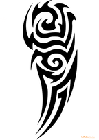 Tattoo Tribal Leg Design - TeMaRo™