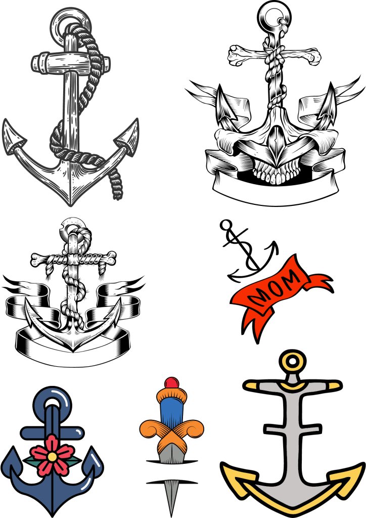 Tattoo With Anchor - TeMaRo™