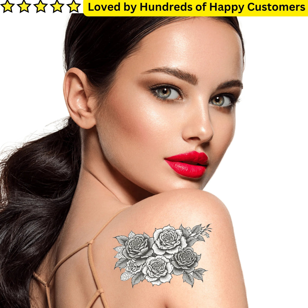 Tattoos for Women Arm: Elegant Roses, Feminine Chic - TeMaRo™