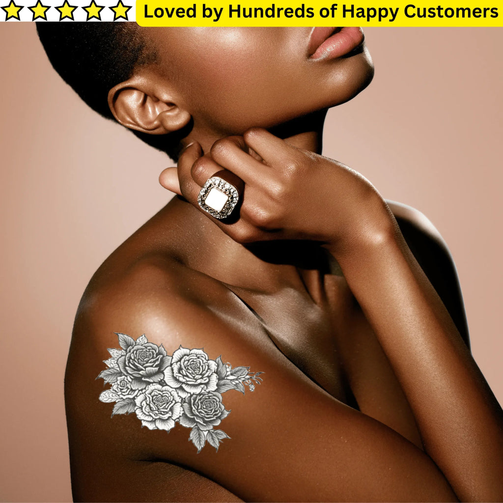 Tattoos for Women Arm: Elegant Roses, Feminine Chic - TeMaRo™