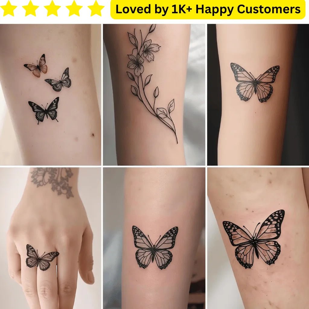 Butterfly Tattoo | Custom Temporary & Safe – TeMaRo™ 🇿🇦