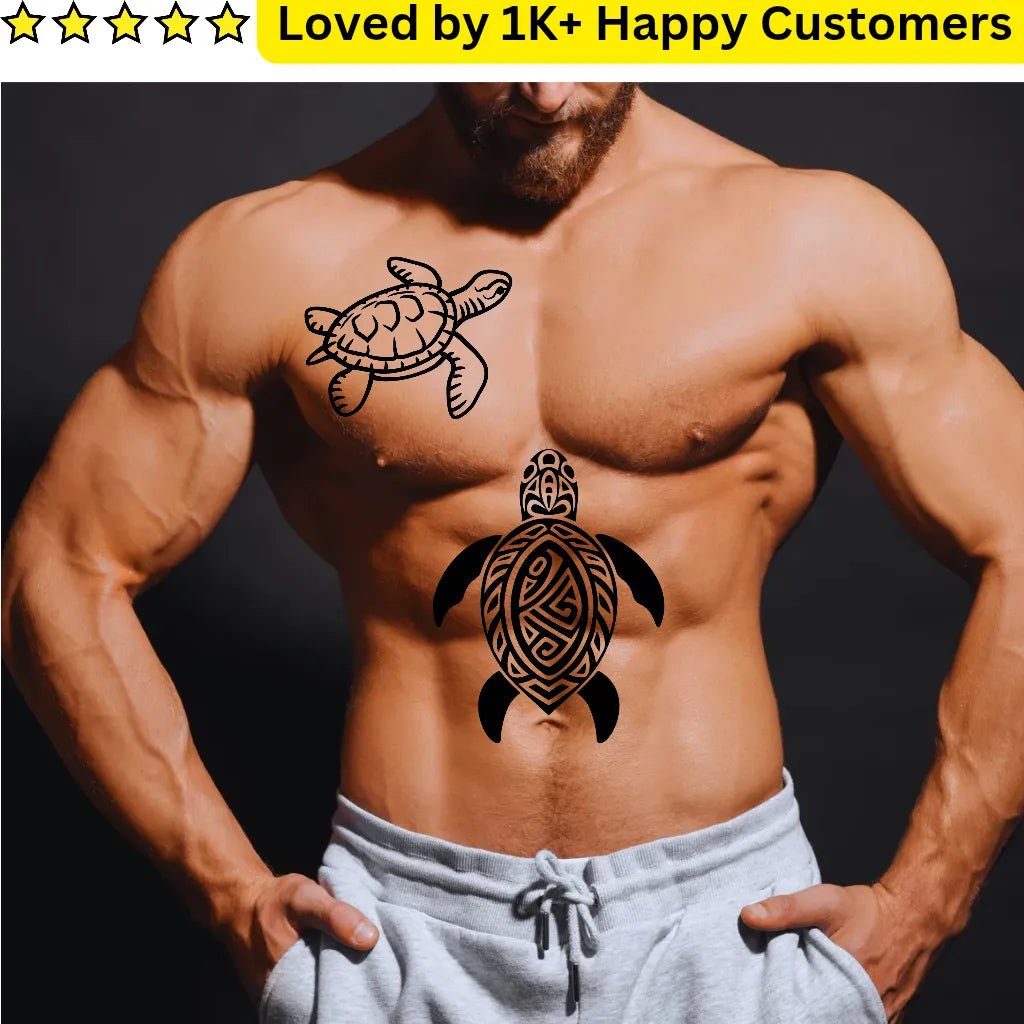 Tattoos Leg – Tribal Turtle Ink with Meaning - TeMaRo™