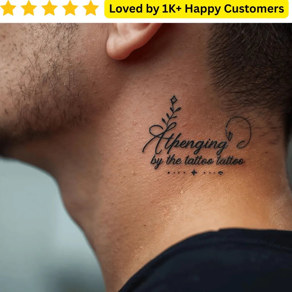 Tattoos Neck for Men – Custom Temporary Designs - TeMaRo™