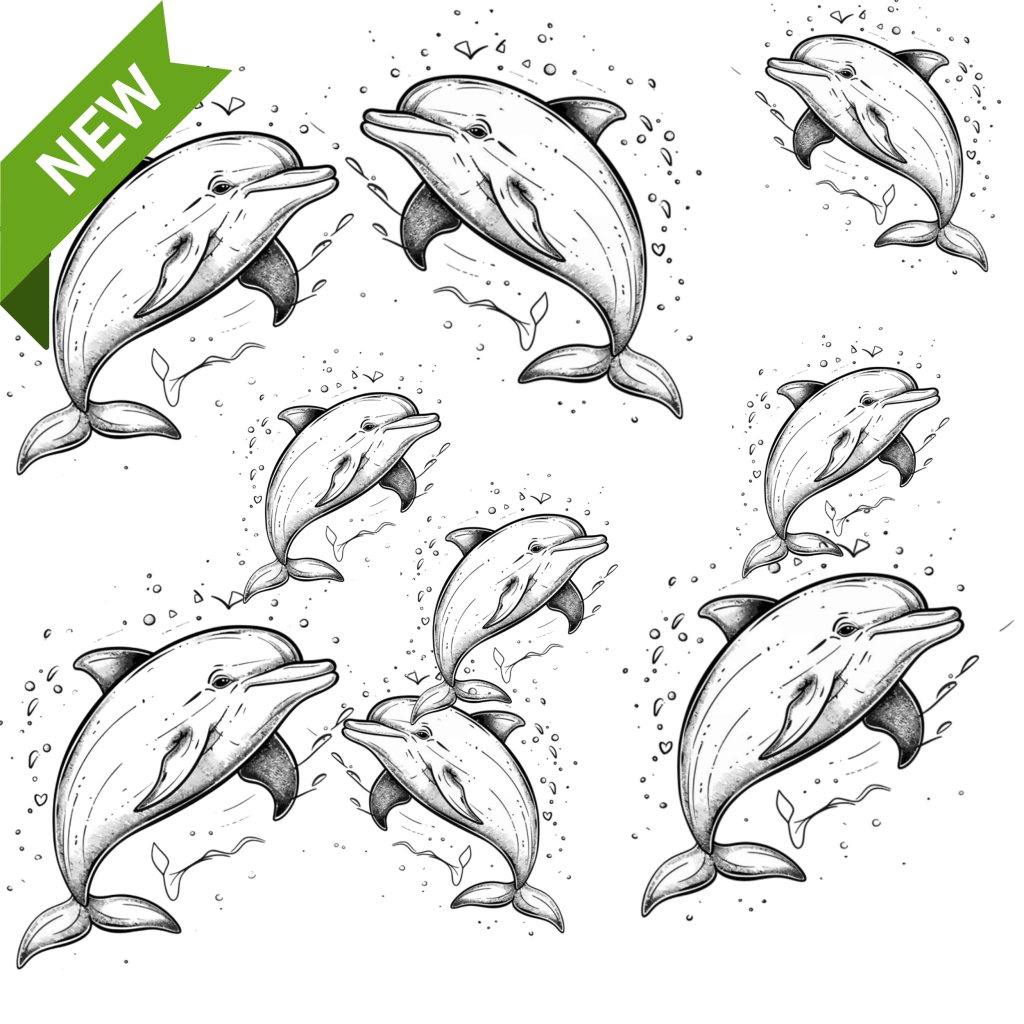 Tattoos On A Leg - Dolphin - TeMaRo™