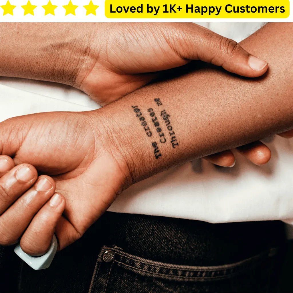 Tattoos on Arm for Women | Custom Temporary & Safe - TeMaRo™ 🇿🇦