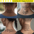 Tattoos with Messages – Upload & Get in 3 Days - TeMaRo™